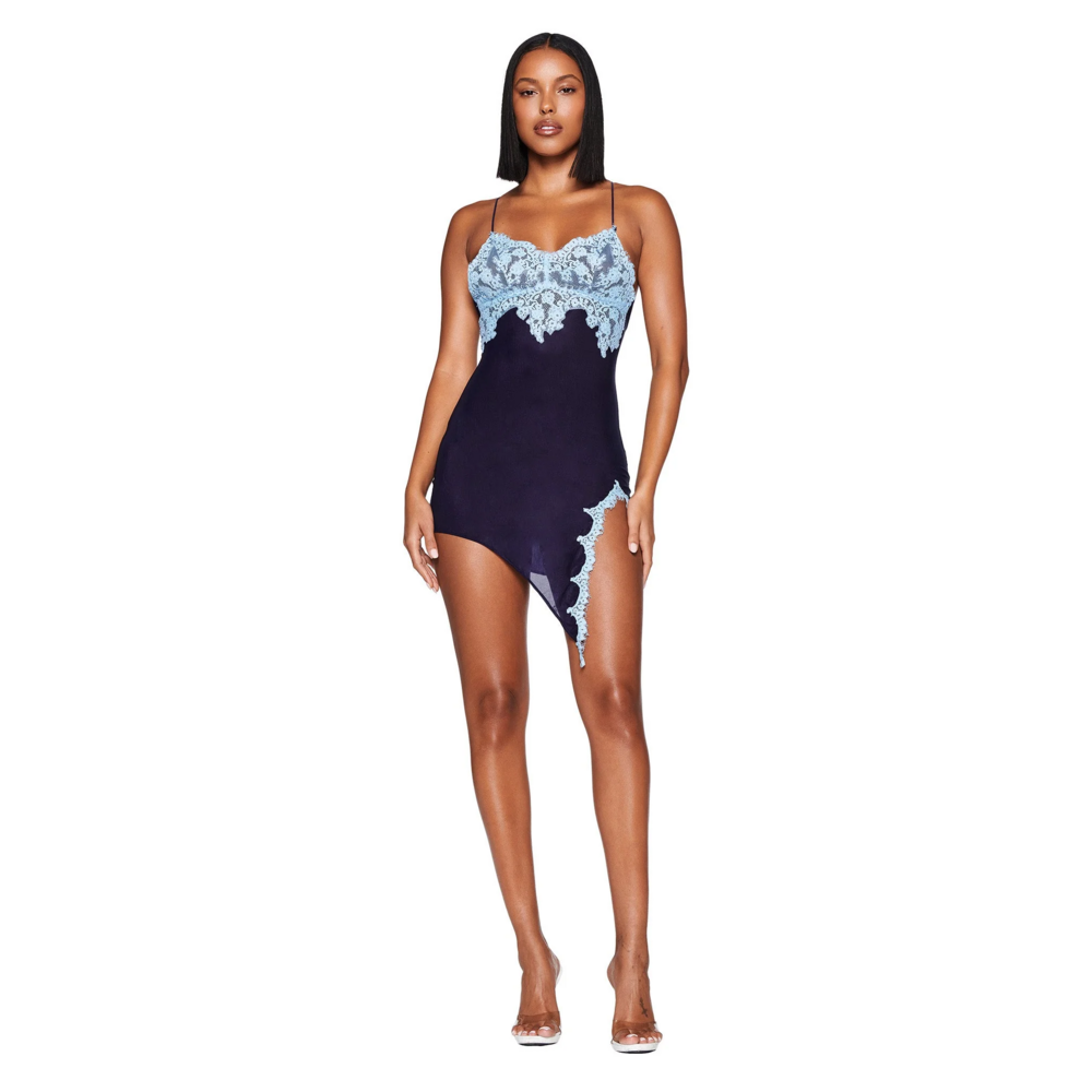 I.AM.GIA ZARINA MINI DRESS in Blue - Picture 1 of 5